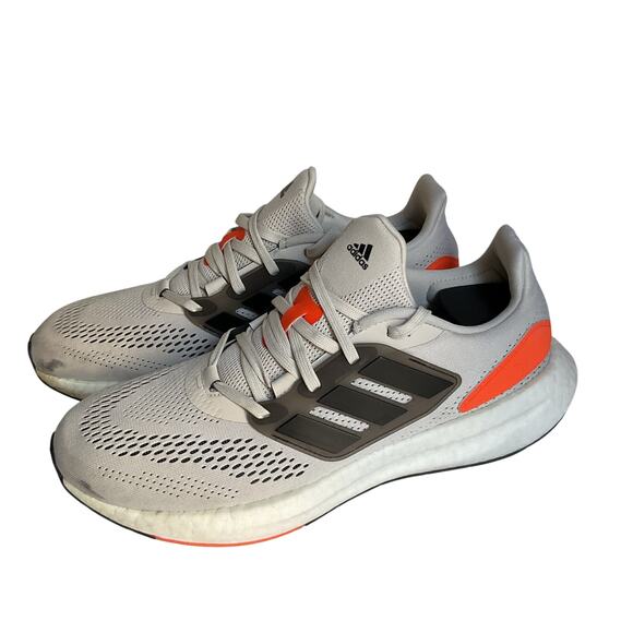 Adidas Running Shoes Ultraboost 22 White Orange  Size 10.5 Men  Boost Comfort main image 9